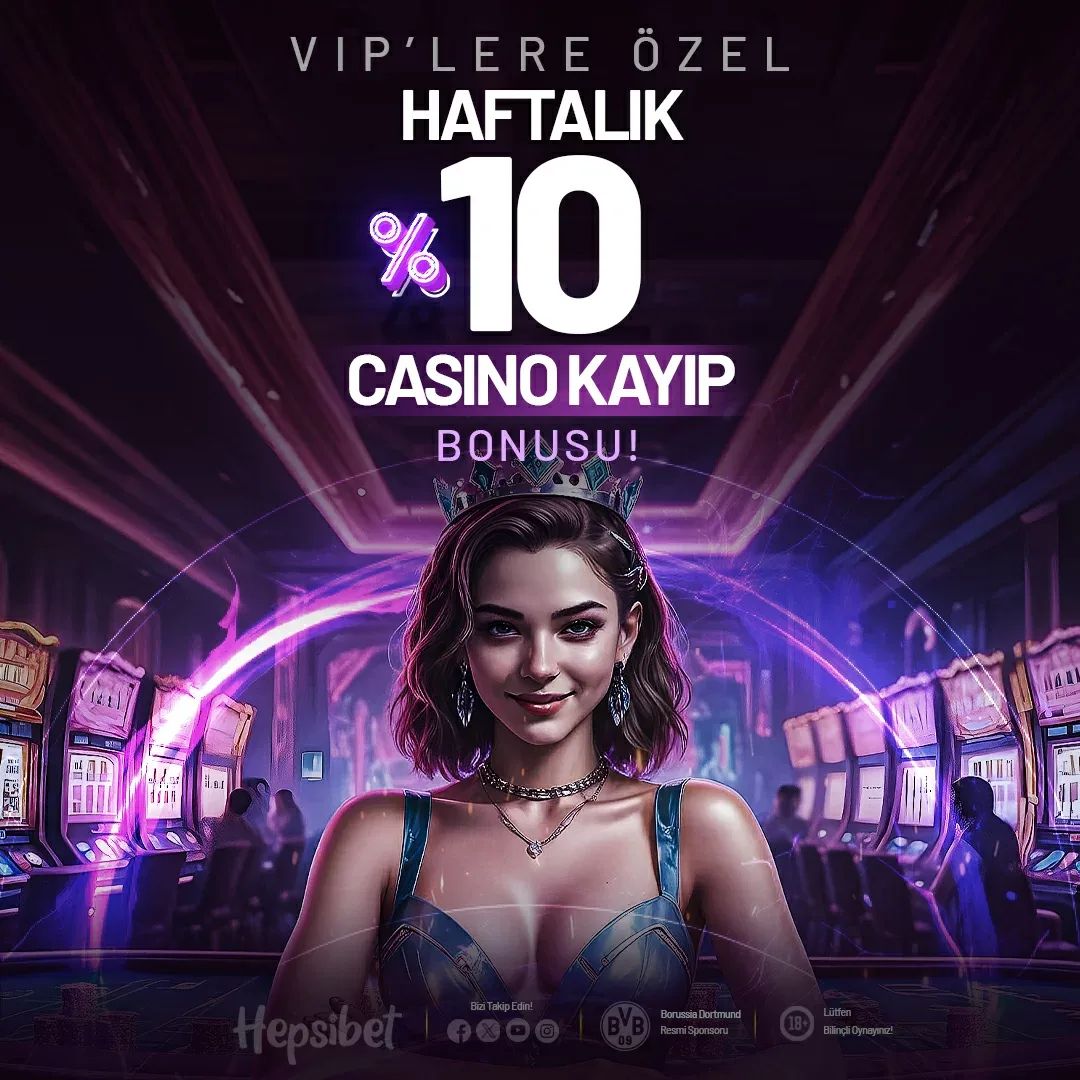 %10 haftalık casino kayıp bonusu