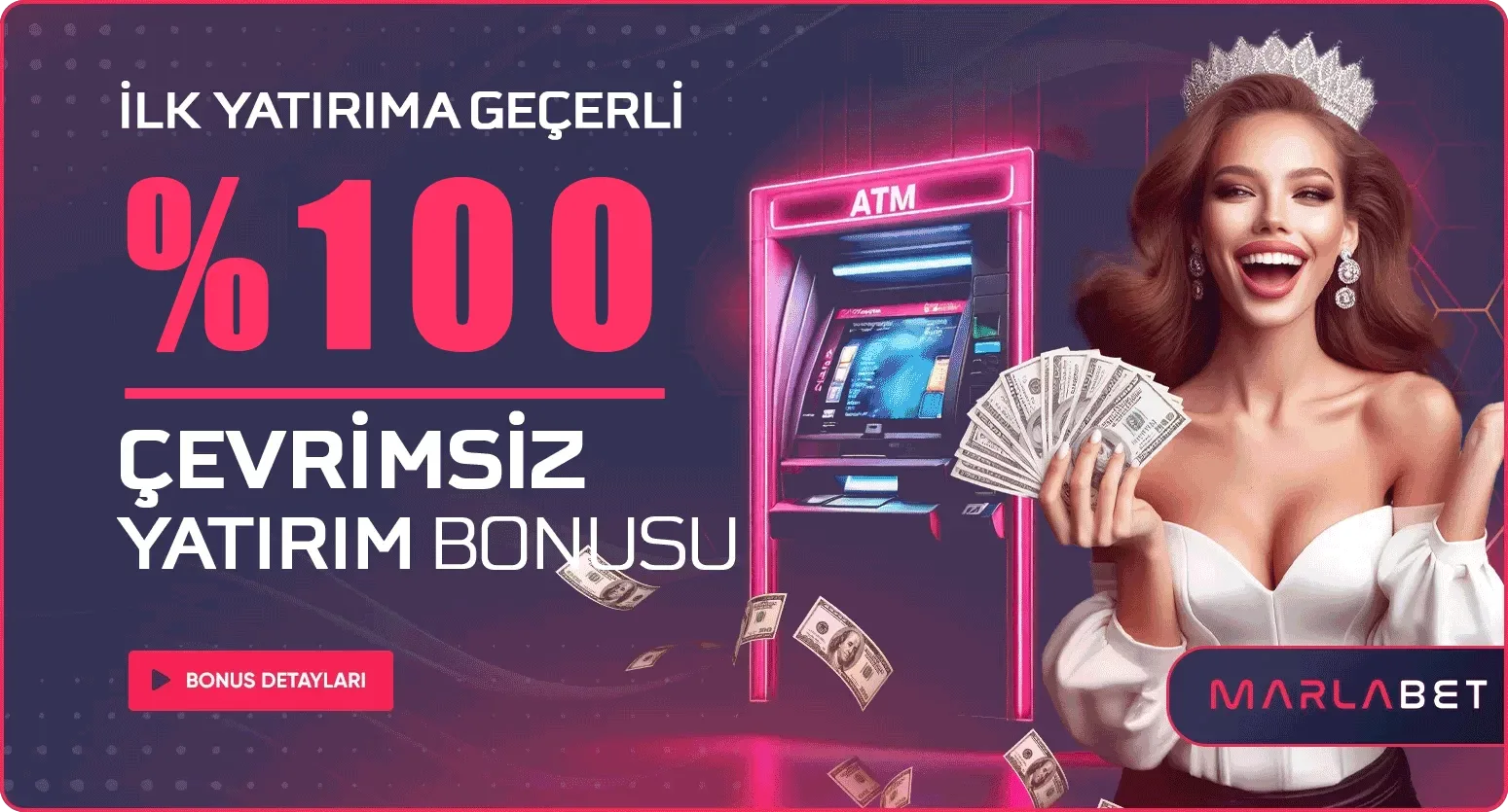 İlk yatırıma %100 çevrimsiz bonus