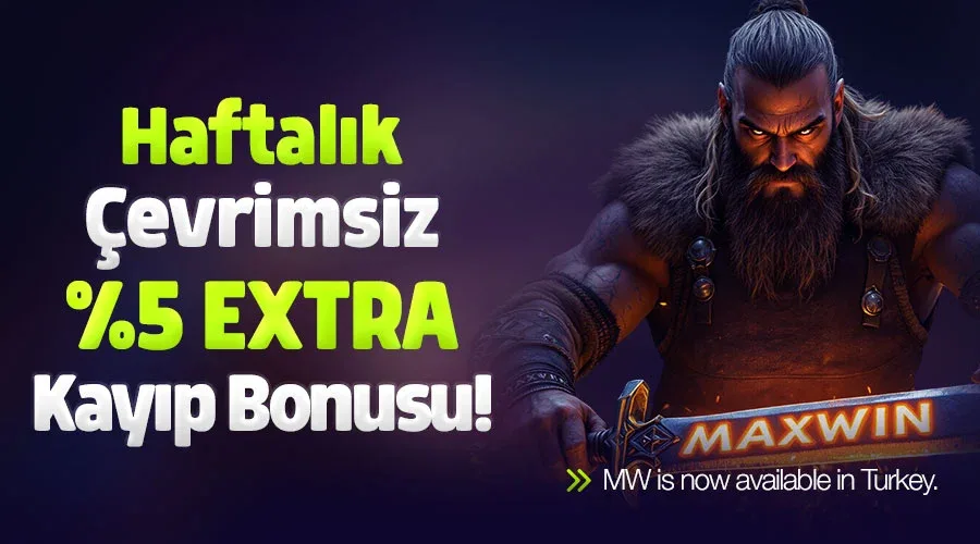 Haftalık %5 kayıp bonusu