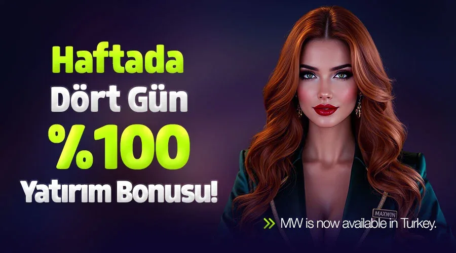 Haftada 4 gun %100 bonus