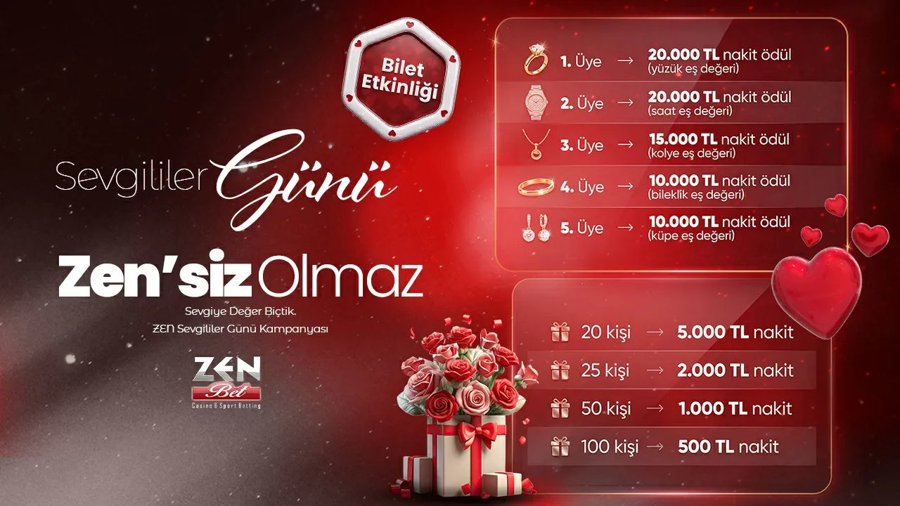 Sevgililer günü zen'siz olmaz!