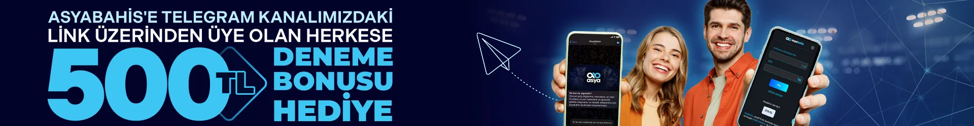 Telegram özel deneme bonusu