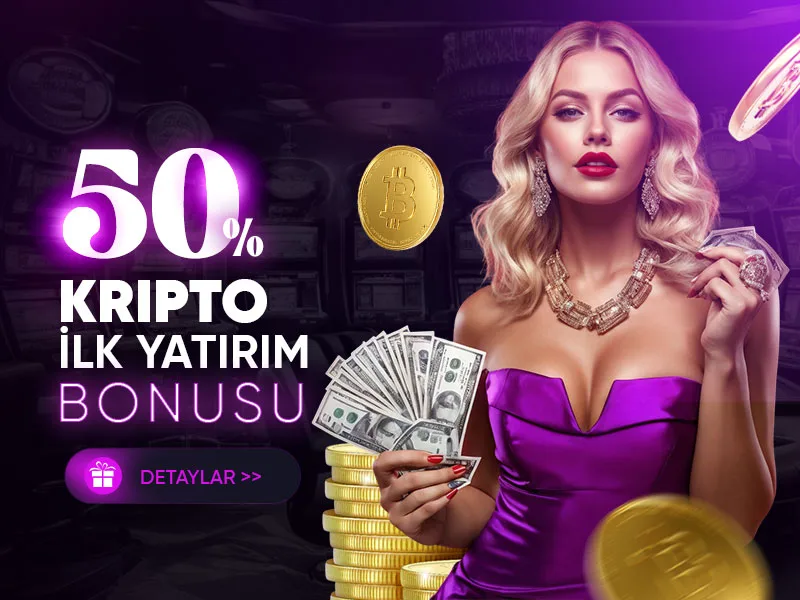 %50 çevrimsiz kripto ilk yatırım bonusu