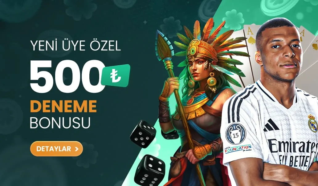 Yeni üye özel 500₺ deneme bonusu | ücretsiz kazan
