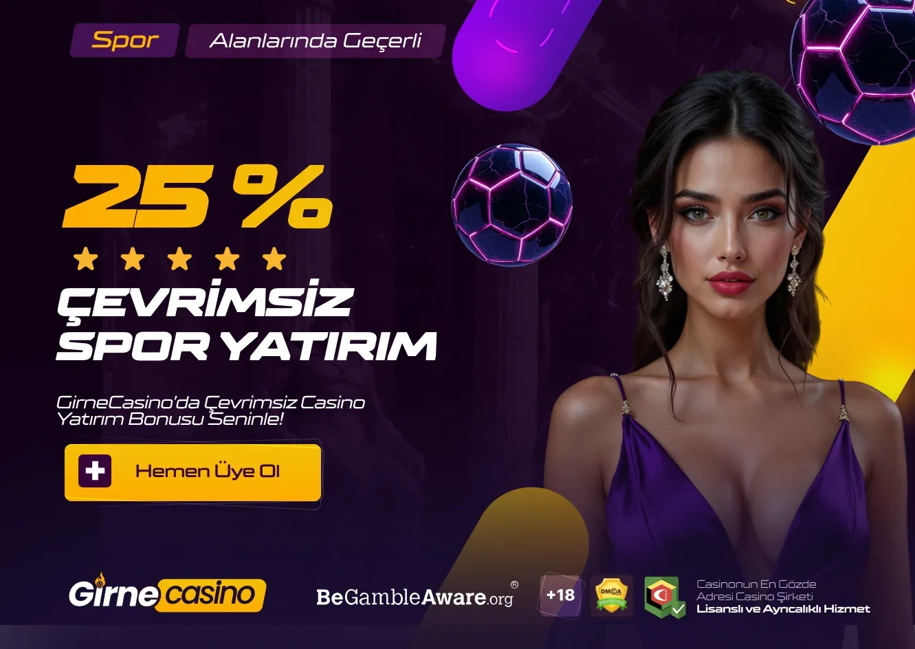 %25 çevrimsiz spor yatırım