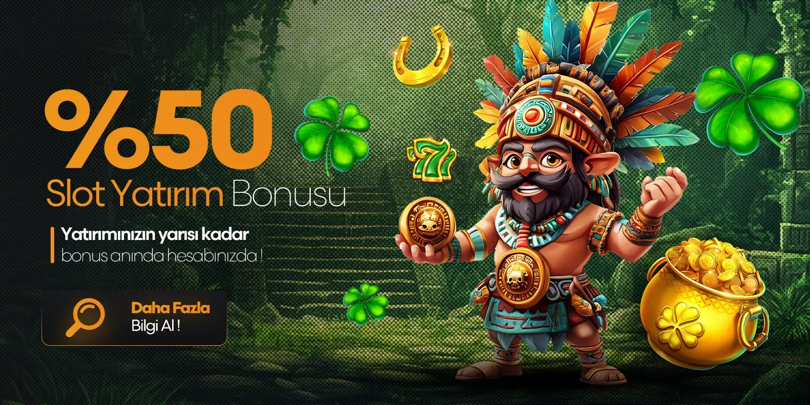 %50 slot yatırım bonusu