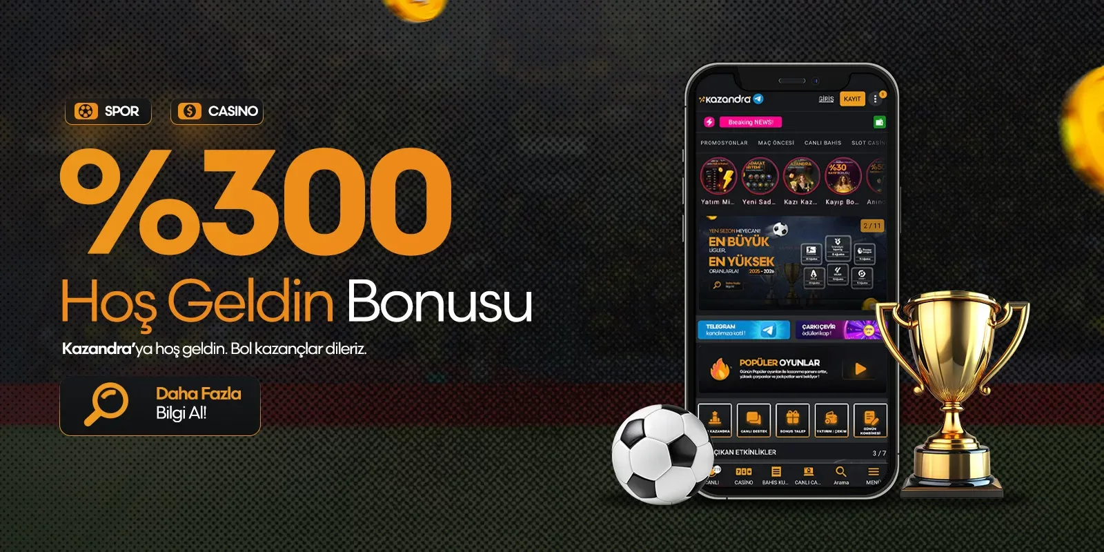 %300 hoş geldin bonusu
