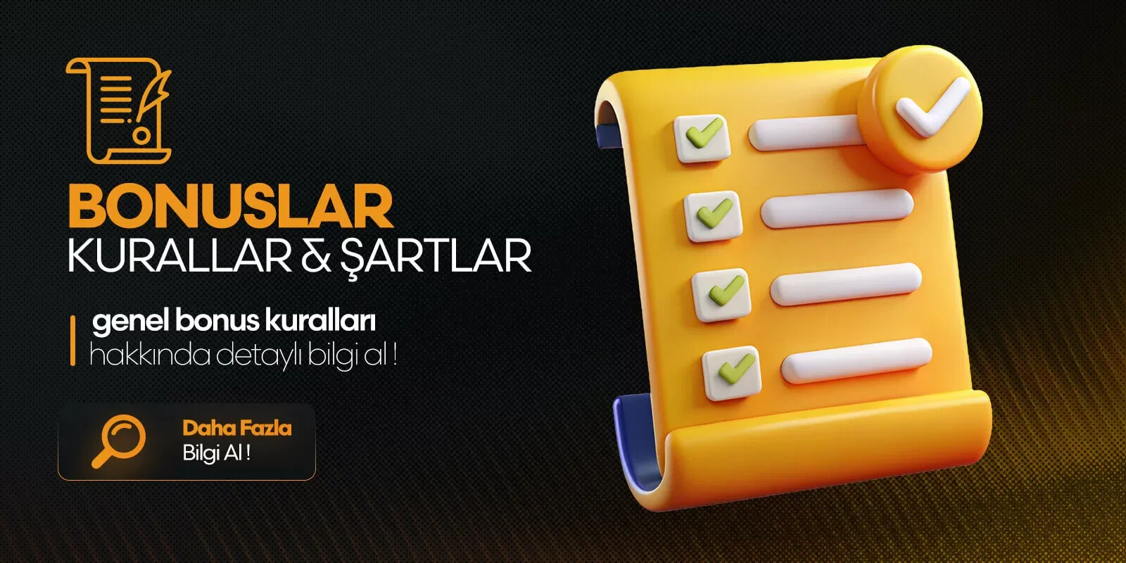 Promosyon genelkural ve şartları