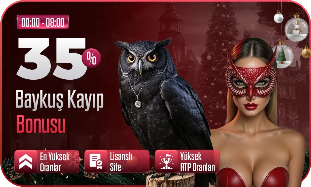 %35 gece anlık kayıp bonusu