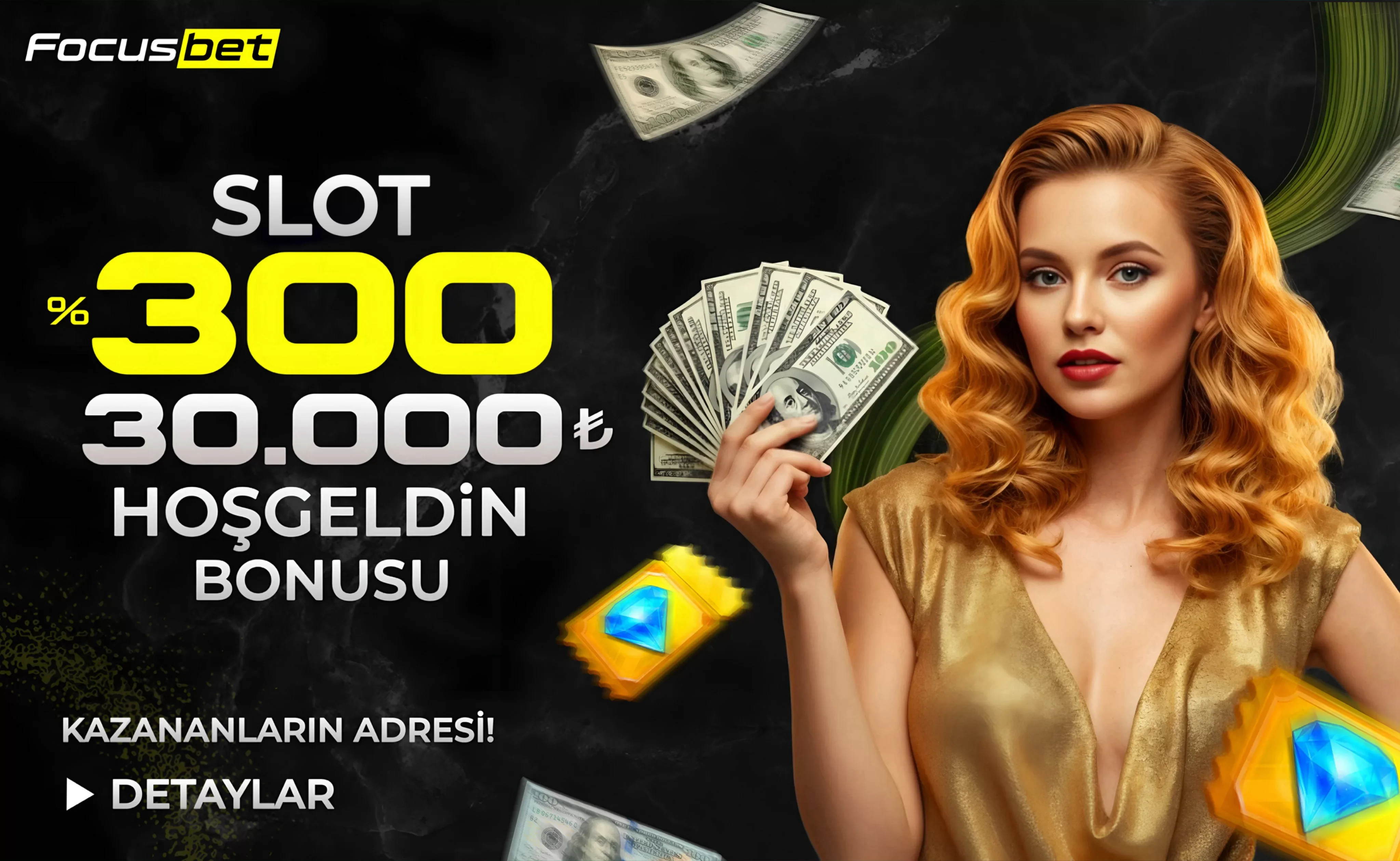 Slot hoşgeldin bonusu %300-30.000 tl