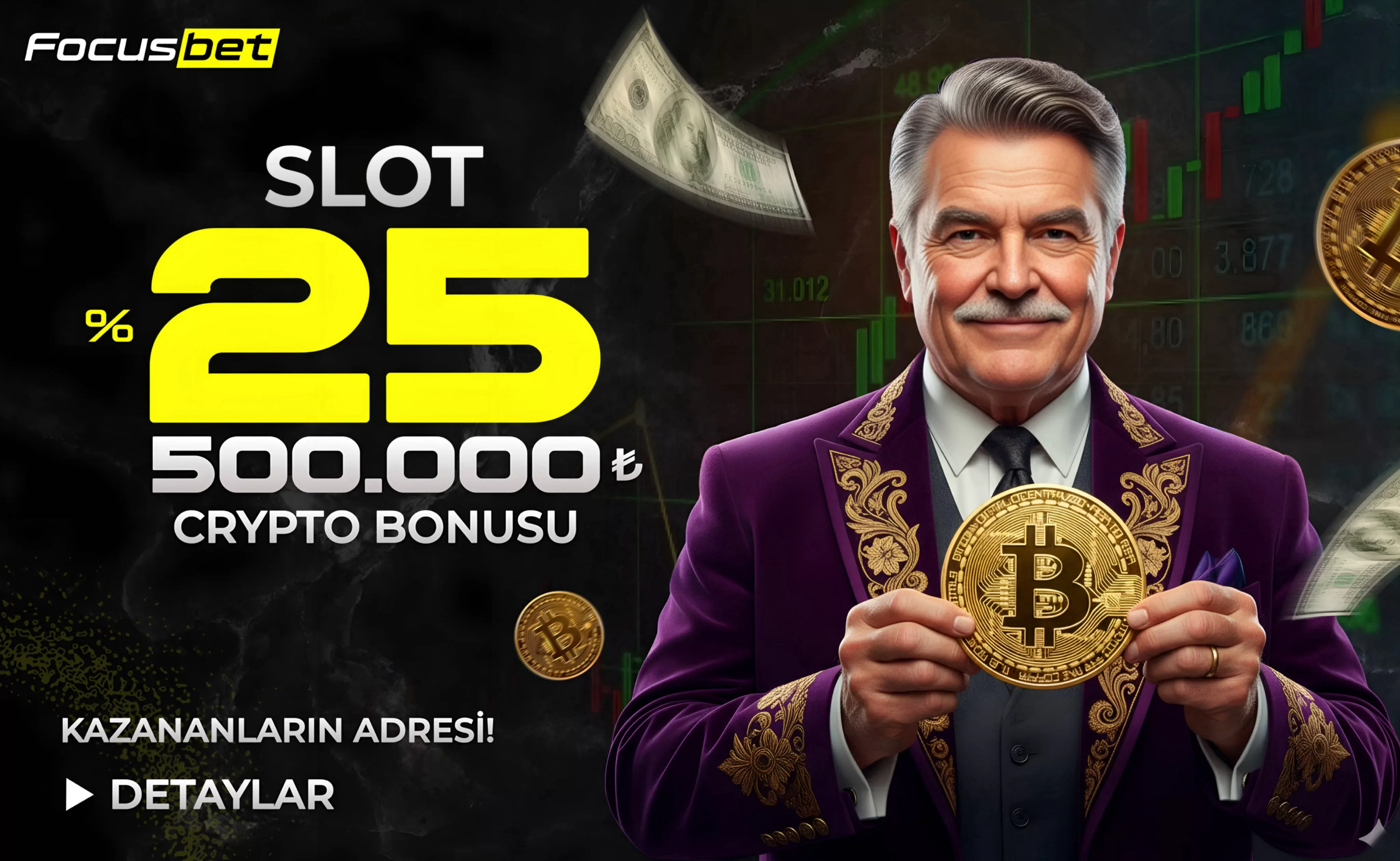 500.000 tl %25 crypto yatırım bonusu!