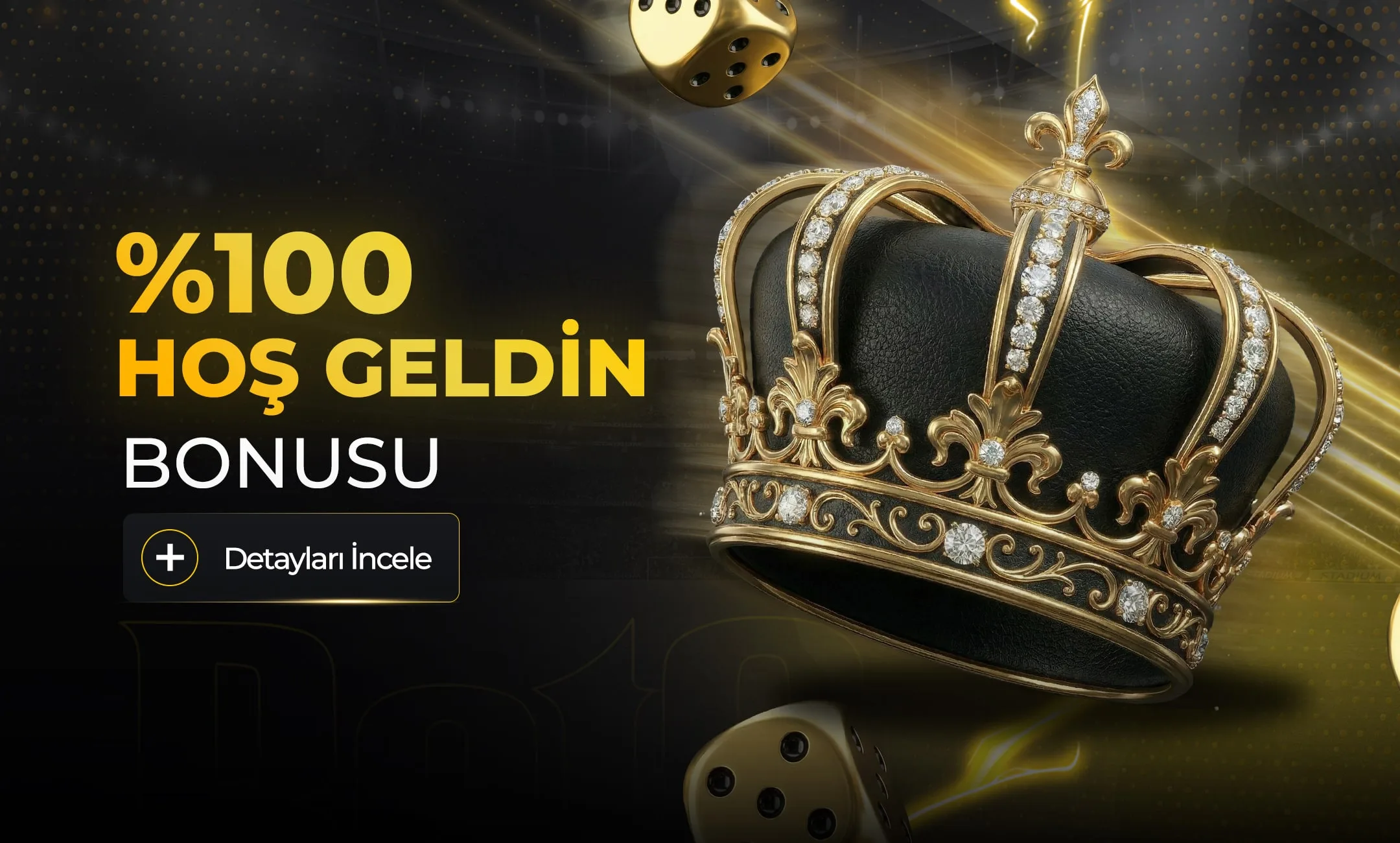 %100 hoş geldin bonusu