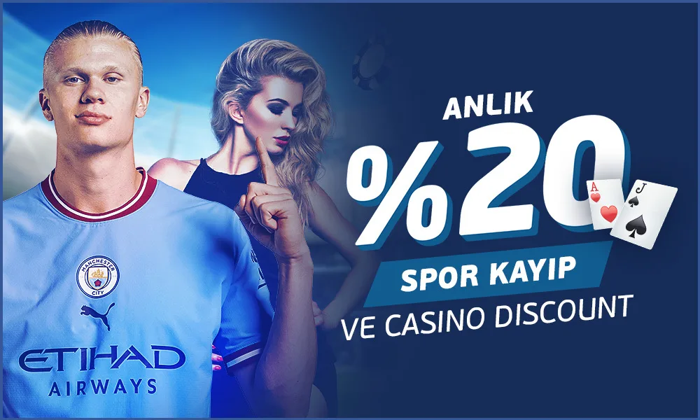 Anlık %20 spor kayıp ve casıno