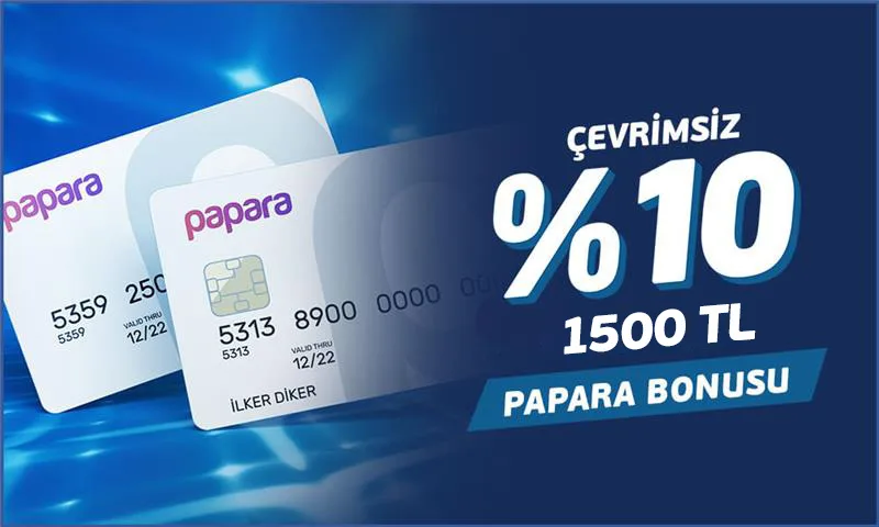 %10 papara bonusu