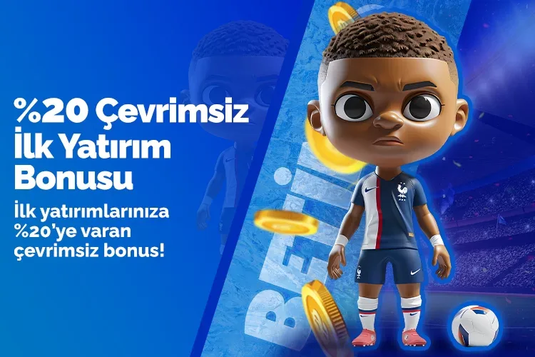 %20 ilk yatırım spor bonusu