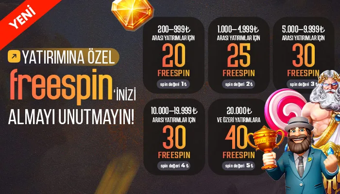 Her yatırıma freespin