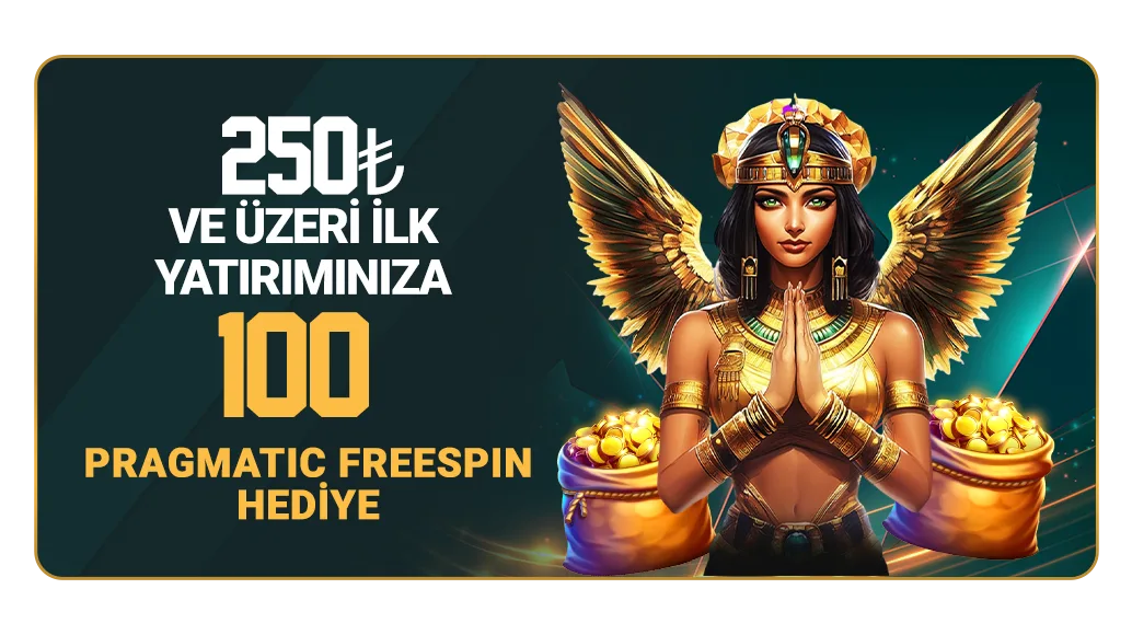 İlk yatırıma özel 100 freespin