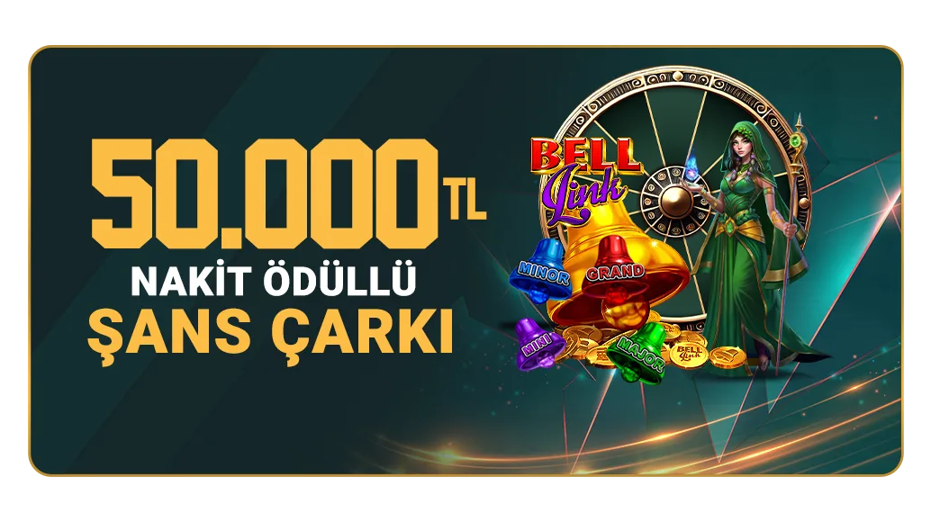 50.000tl şans çarkı