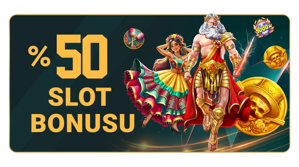 %50 slot bonusu