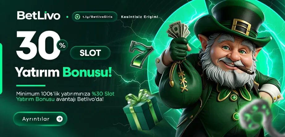 %30 slot yatırım bonusu!