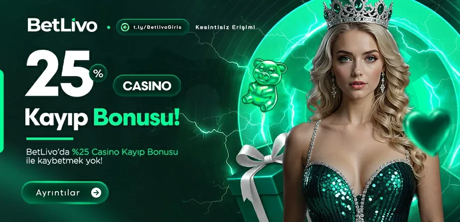 %25 casino kayıp bonusu!