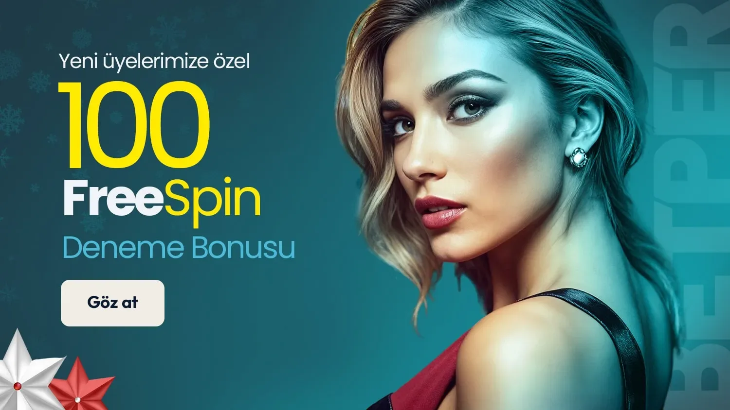 Yeni üyelerimize 100 freespın bonus hediye!