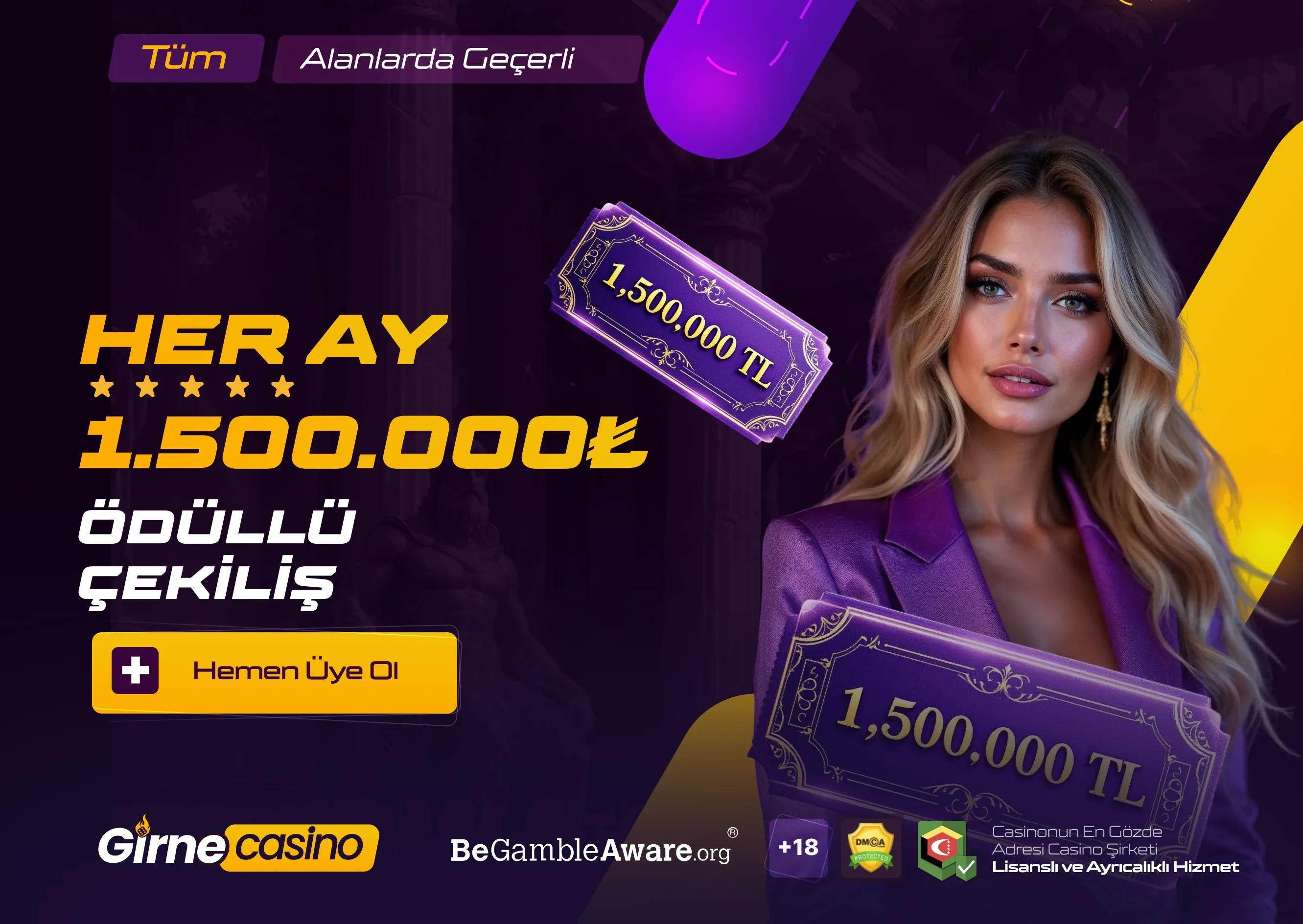 Her ay dev çekiliş