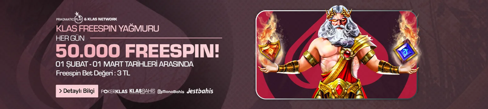 Pragmatic play & klas network özel freespin turnuvası