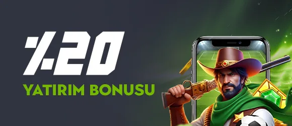 Pazartesi’den perşembe’ye %20 bonus hediye!