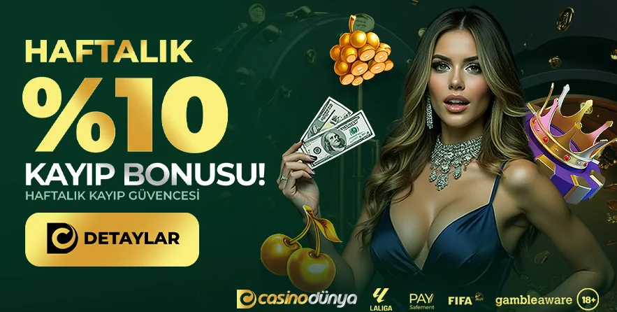 %10 haftalık kayıp bonusu