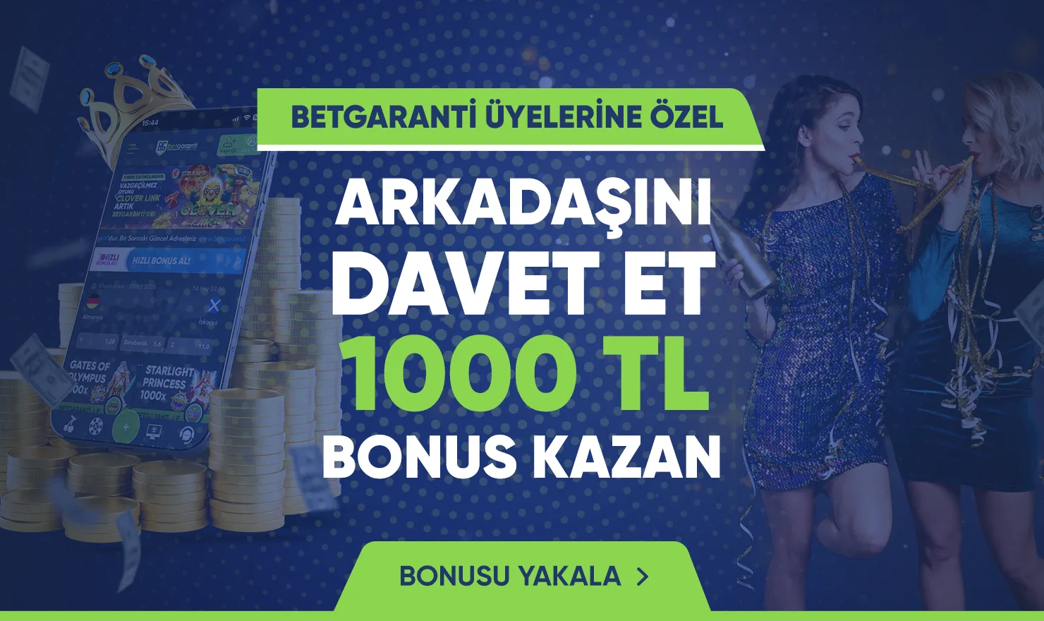 Arkadaşını davet et, 1000 tl’ye kadar %50 bonus kazan!